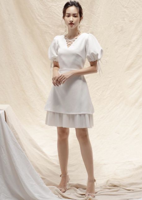 ĐẦM TAY PHỒNG XẾP LY TẦNG