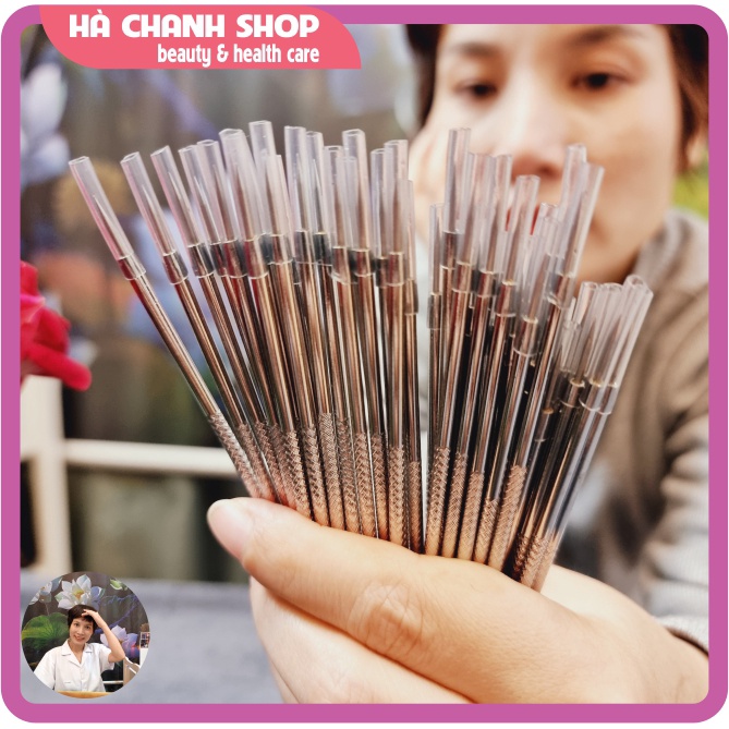 Que Nặn Mụn 2 Đầu Sắc Nhọn Combo 10 Chiếc Kim Nặn Mụn Bằng Thép Không Gỉ Kích Thước 15cm Lấy Mụn Dễ Dàng