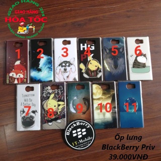 [Blackberry Priv] Ốp lưng hoạt hình Blackberry Priv tặng kèm miếng dán 3 lớp chống trầy