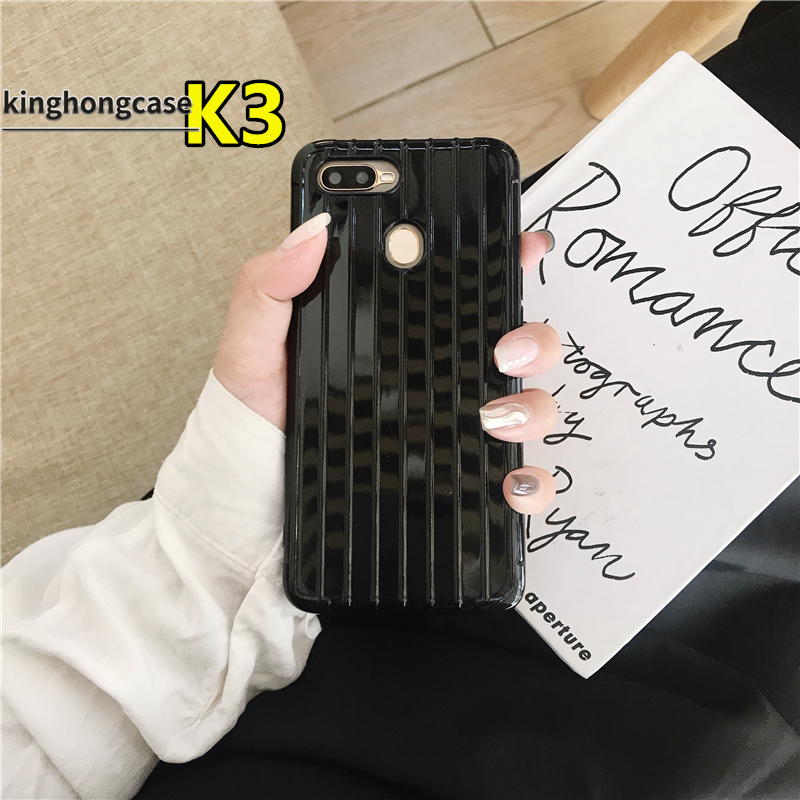 Casing Soft Case OPPO Reno 4 A5 2020 A53 2020 A12 A92 A31 A9 2020 A33 A52 F7 F5 Reno 2F Reno 3 F5 Youth A91 A32 Reno 2Z A72 Realme C12 C15 C17 7i Luggage Back Cover