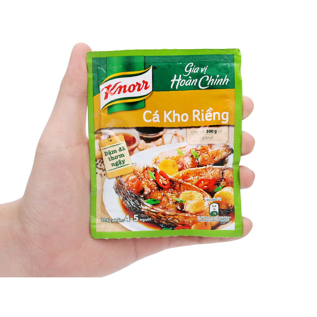 Gia Vị Hoàn Chỉnh Knorr Cá Kho Riềng 28G