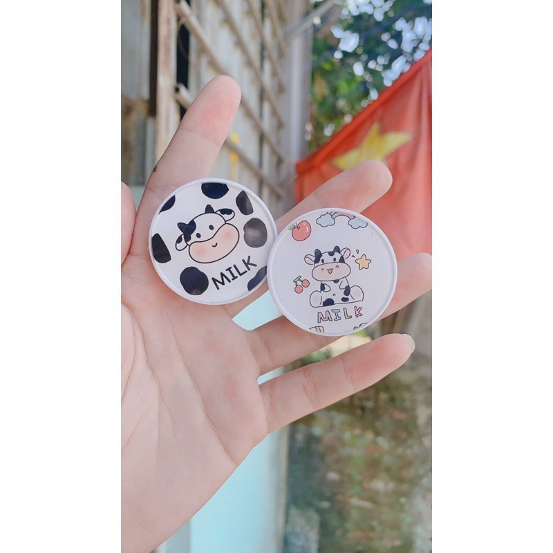 Popsocket Dán Điện Thoại Bò Sữa ( giao hình ngẫu nhiên )