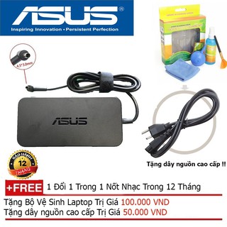 Sạc laptop Asus 19V 9.23A 180W Slim Hàng nhập khẩu + Tặng dây nguồn 1,8M, bộ vệ sinh laptop
