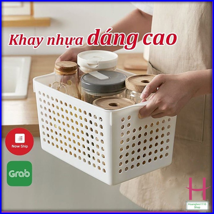 Khay nhựa cao Song Long 2617 _ Tiện dụng_ Shop giao màu ngẫu nhiên { H }