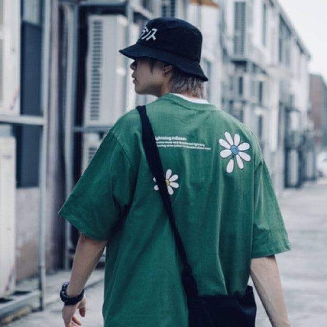 áo thun tay lỡ nam nữ unisex form rộng DHL swap over size phong cách Ulzzang in hình | BigBuy360 - bigbuy360.vn