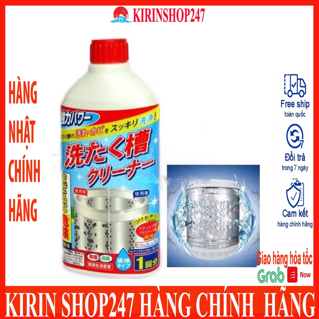 Chai nước tẩy lồng máy giặt 400ml Hàng Nhật Chính Hãng