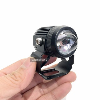 đèn pha led trợ sáng xe máy mini 2 chế độ loại 2