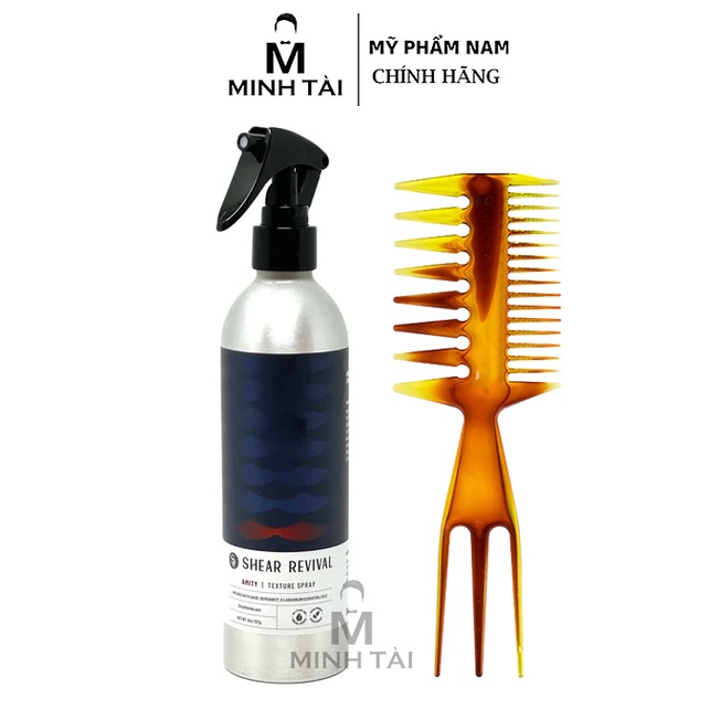 Xịt tạo phồng muối biển Shear Revival Amity Texture Spray 227g - Hàng Chính Hãng