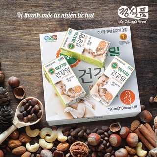 Sữa bầu Vegemil Hàn Quốc (Nguyên thùng 16 hộp x 190ml) [ DATE 11/2024]