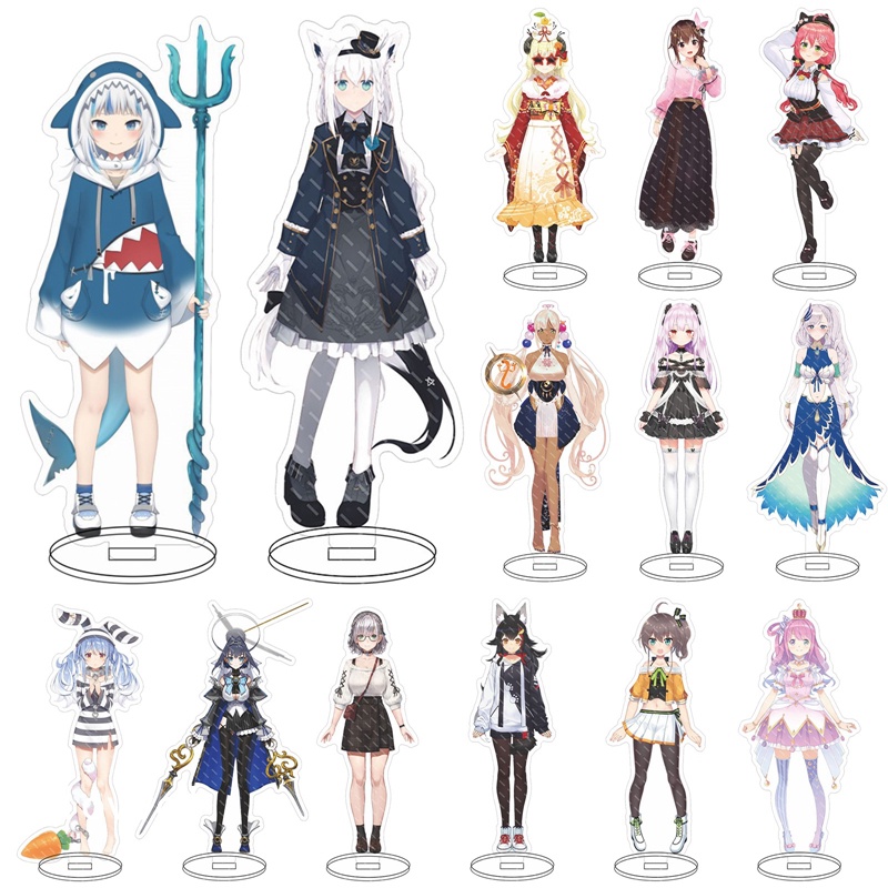 Mô Hình Hololive Vtuber Acrylic Usada Pekora Uruha Rushia Hosimati Suisei Inugami Korone Đứng Được
