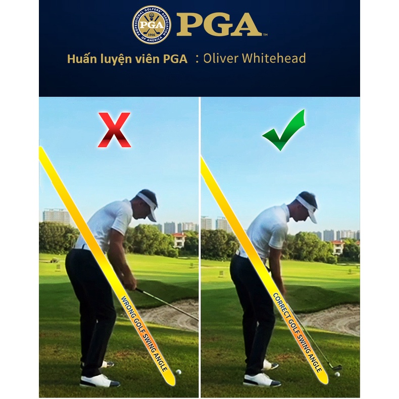 Dụng Cụ Hỗ Trợ Tập Swing - PGM JZQ019 Golf Spinner Swing Trainer