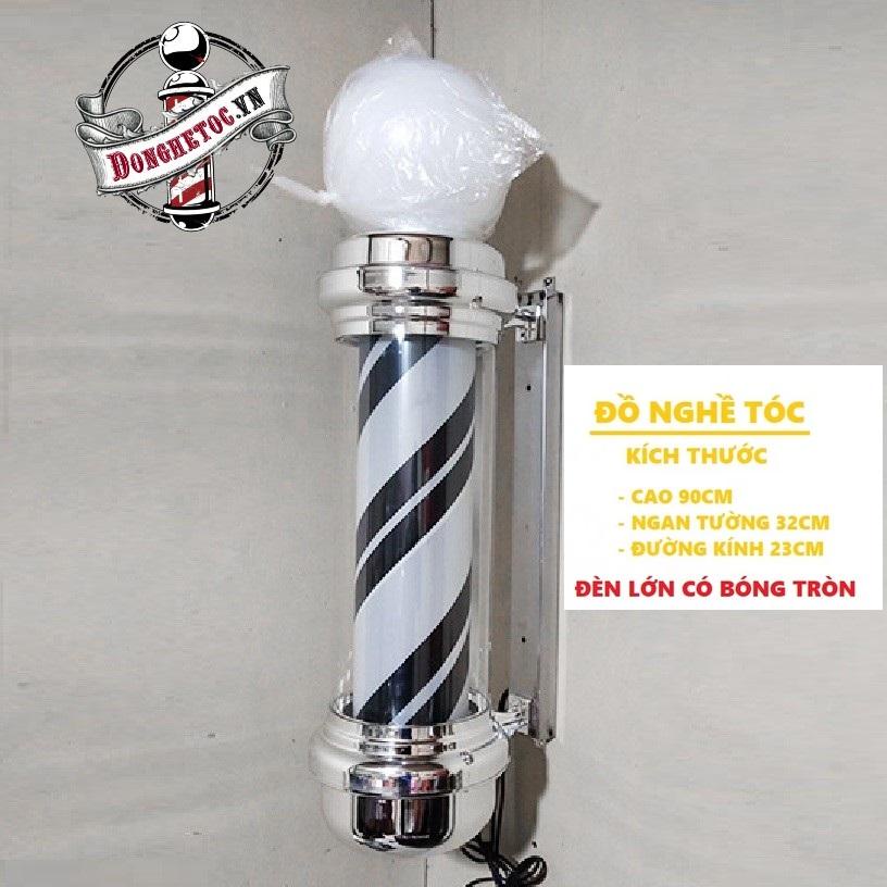 Đèn Barber Pole Sọc Trắng Đen