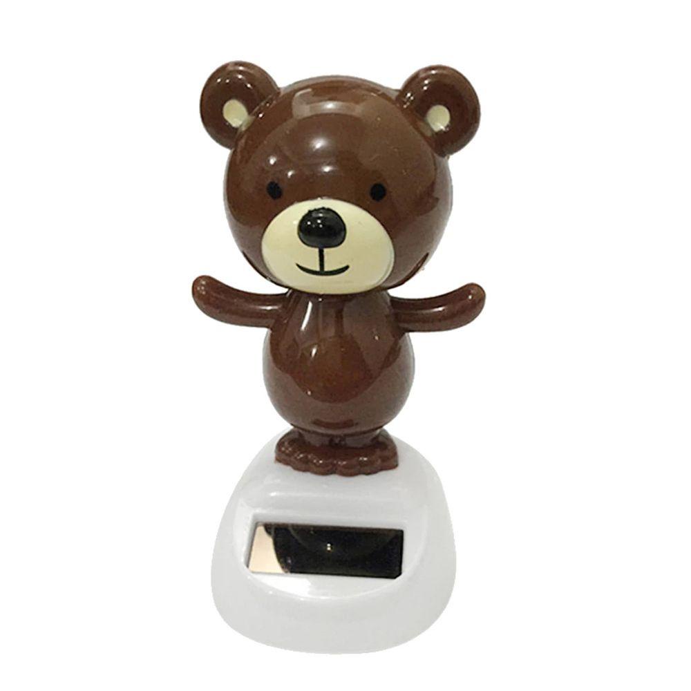 Đồ trang trí Gấu Lắc Đầu Trang Trí Nội Thất Xe Hơi Sử Dụng Năng Lượng Mặt Trời