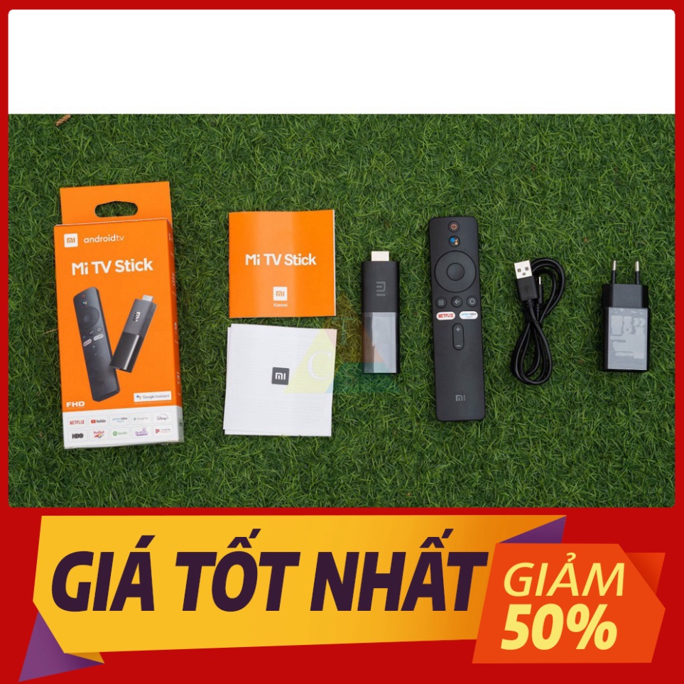 GIÁ KỊCH SÀN Tivi box Xiaomi Mi TV Stick Bản Quốc Tế Tiếng Việt tìm kiếm giọng nói ,,,,,