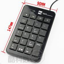 Bàn phím số kế toán R8 1810 cho PC / Laptop- Nhỏ Gọn- Hàng Chính Hãng Phân Phối