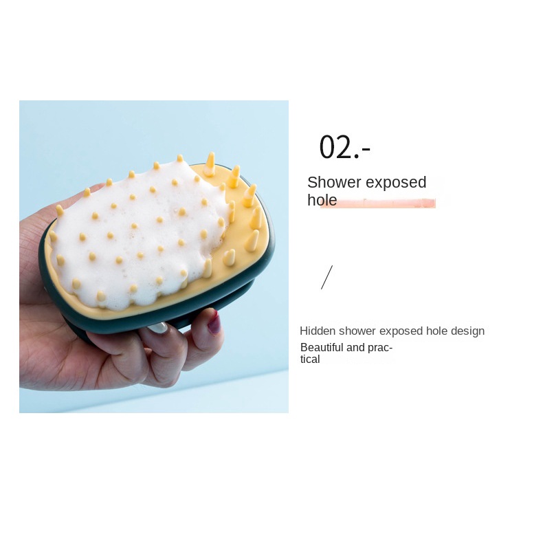 Bàn Chải Silicone massage Da Đầu