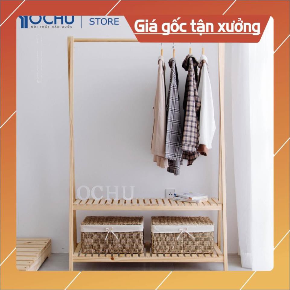 (Giá Xưởng) Giá Treo Quần Áo Giá Rẻ Bằng Gỗ Thông