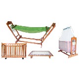 Nôi điện trung gỗ  3 chức năng : nôi điện,cũi,võng.Ru tự động