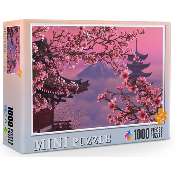 Tranh xếp hình jigsaw puzzle mini 1000 mảnh 66-013