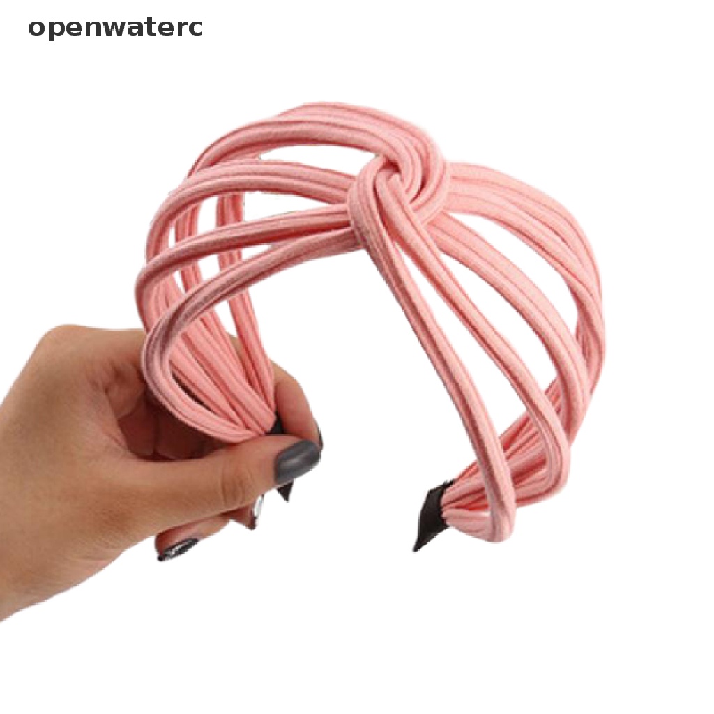 Cài Tóc Dạng Xoắn Thắt Nơ Chéo Thời Trang Cho Nữ