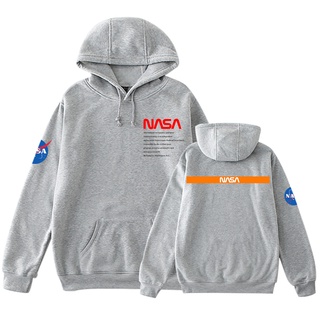 Áo Hoodie In Chữ NASA Thời Trang Thu Đông Cho Cặp Đôi