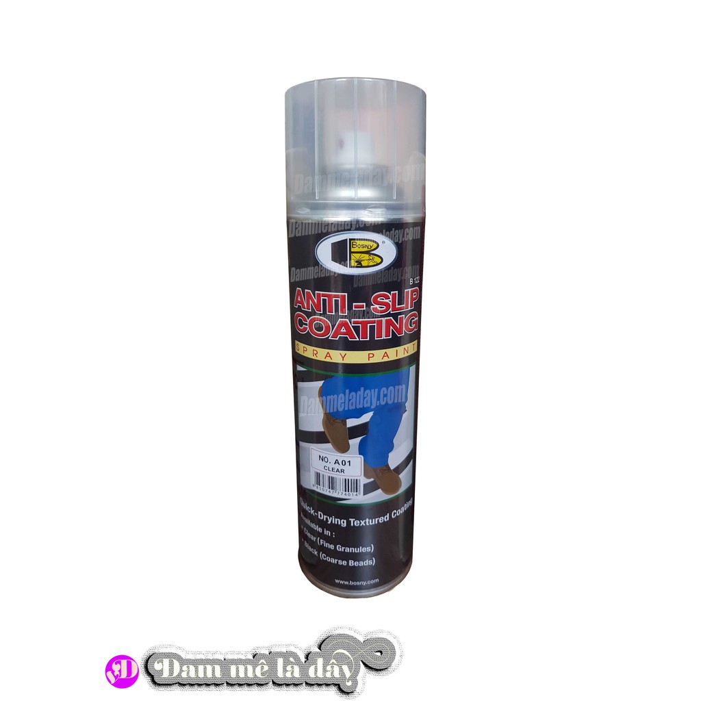 Sơn xịt chống trượt Anti Slip Coating Spray Bosny