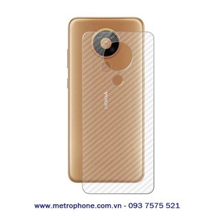 Miếng dán vân carbon bảo vệ mặt lưng cho nokia 5.3