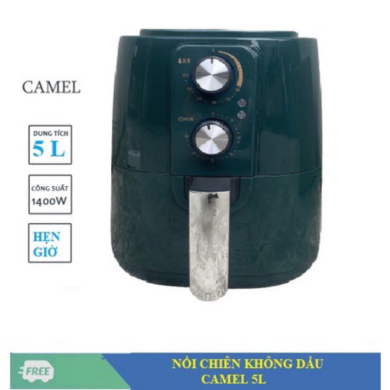 Nồi chiên không dầu Camel dung tích 5,5L chính hãng bảo hành 12 tháng