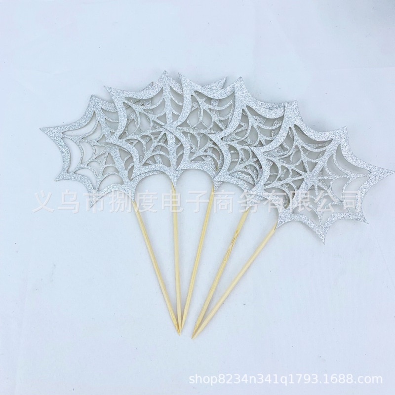 Phụ Kiện Trang Trí Bánh Sinh Nhật Bánh Kem - SET CẮM 5 MẠNG NHỆN