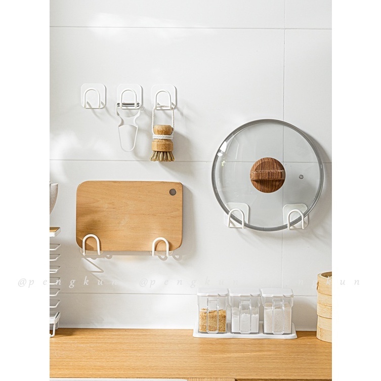 Giá Để Thớt Nắp Nồi Gắn Tường Bằng Thép Không Gỉ Tiện Dụng Cho Nhà Bếp