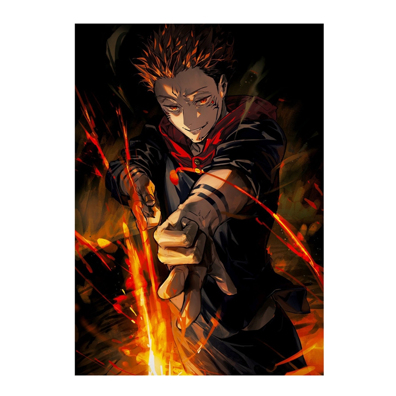 MEGUMI Poster Anime Jujutsu Kaisen Fushigucro Megmi Cỡ 29x42cm