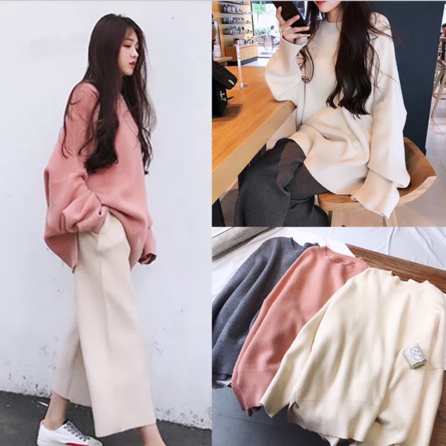 [ORDER] Set áo len quần dạ