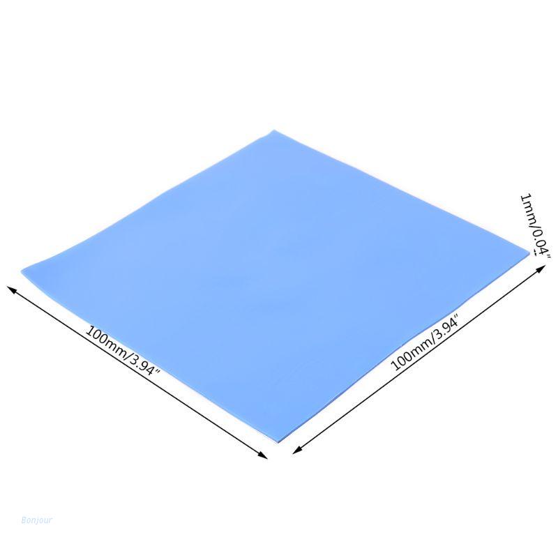 1 Tấm Silicon Tản Nhiệt 100mm X 100mm X 1mm Cho Cpu Gpu