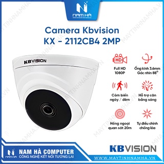 Camera Kbvision 2112CB4 2MP 1080p Full HD Dome Chính Hãng Bảo Hành 24 Tháng