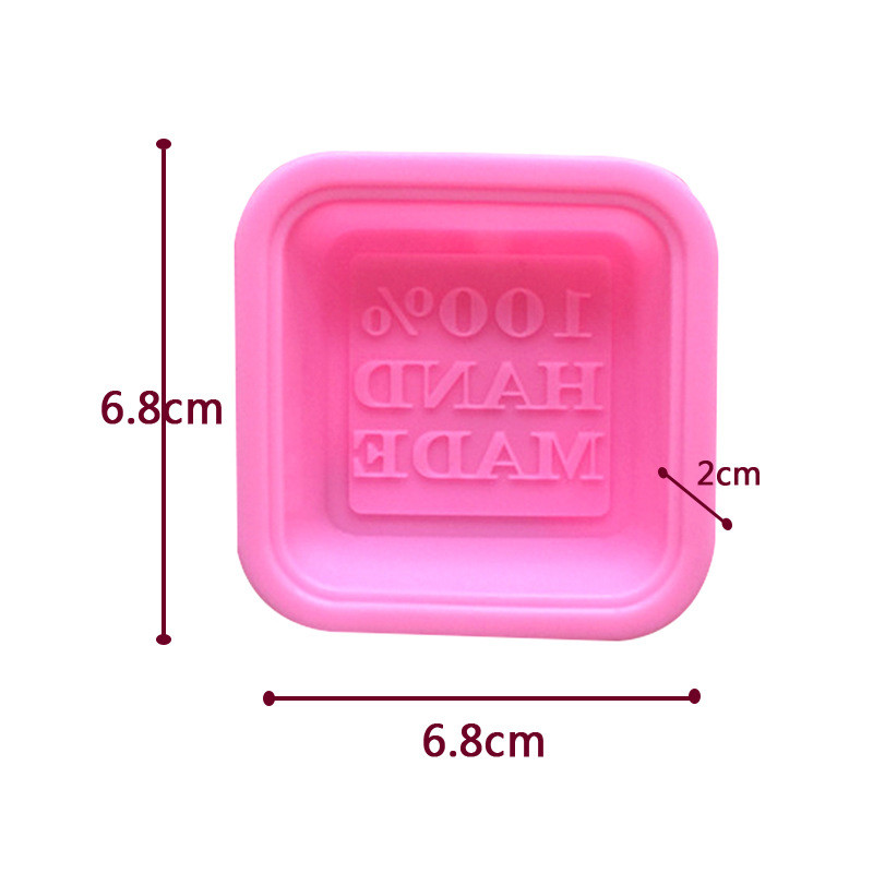 Khuôn 100% silicon làm xà phòng/ bánh thủ công đa năng tiện lợi