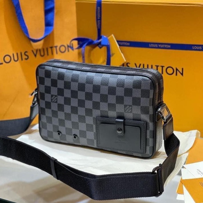 💼HIGH FASHION💼 Túi đeo chéo, túi cặp khóa siêu cấp Alpha Fullbox MLN