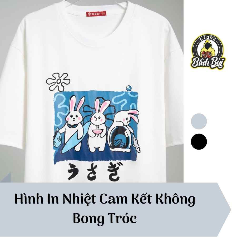 Áo Phông Tay Lỡ Font Phản Quang Unisex Basic Tee Form Rộng Nam Nữ BINHBUISTORE
