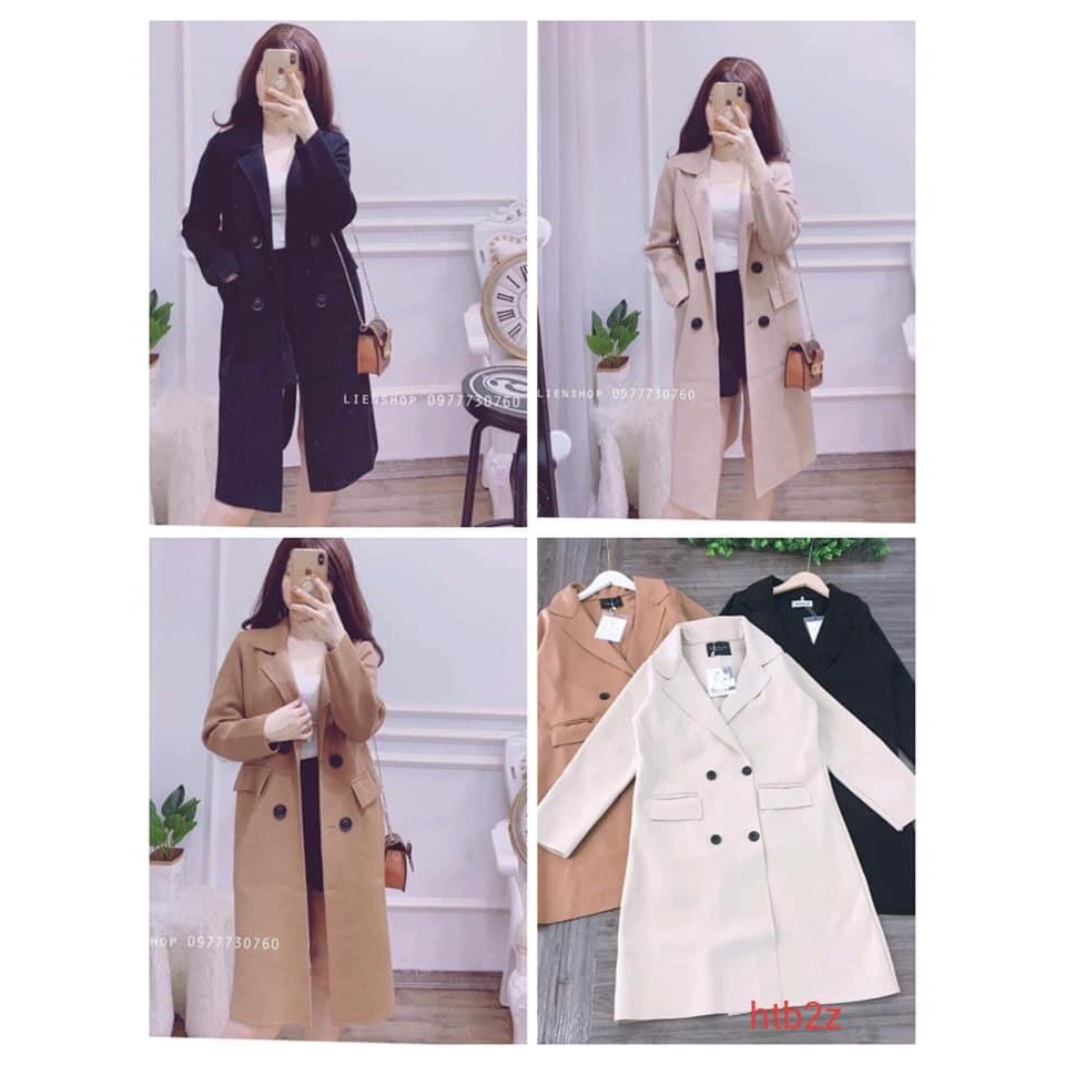 ÁO Dạ Nữ Đẹp Hàng Quảng Châu Cao Cấp, áo dạ thiết kế phong cách hàn quốc,có túi nắp, dạ ép loại 1 | BigBuy360 - bigbuy360.vn