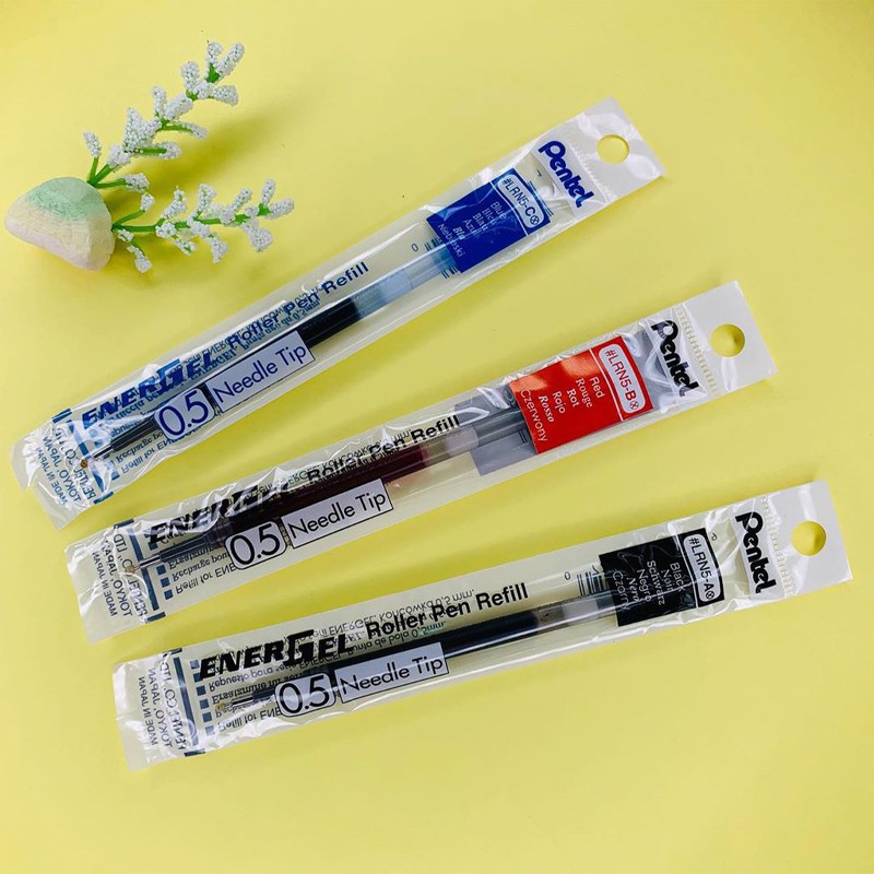 Ruột bút ký Pentel mực gel nét 0.7/05/1.0