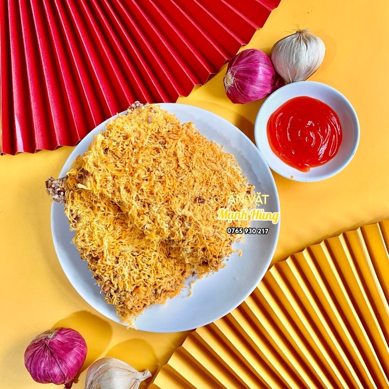 Cơm cháy gạo lứt siêu chà bông Mạnh Hùng