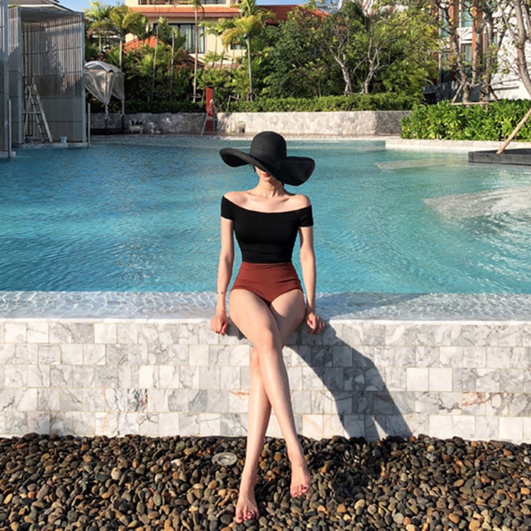 ❣️ Bộ Bikini 1 Mảnh Cao Cấp Bẹt Vai Gợi Cảm BIKI11