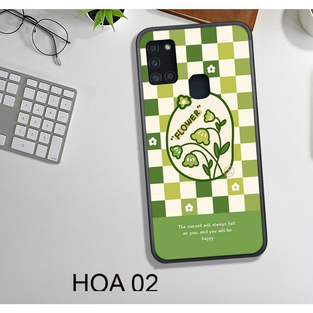 Ốp Lưng  Samsung A01 - A02 - A10 - M10 - A21S - M30S - M21 - M31 , In Hình HOA, Màu Sắc Bắt Mắt.