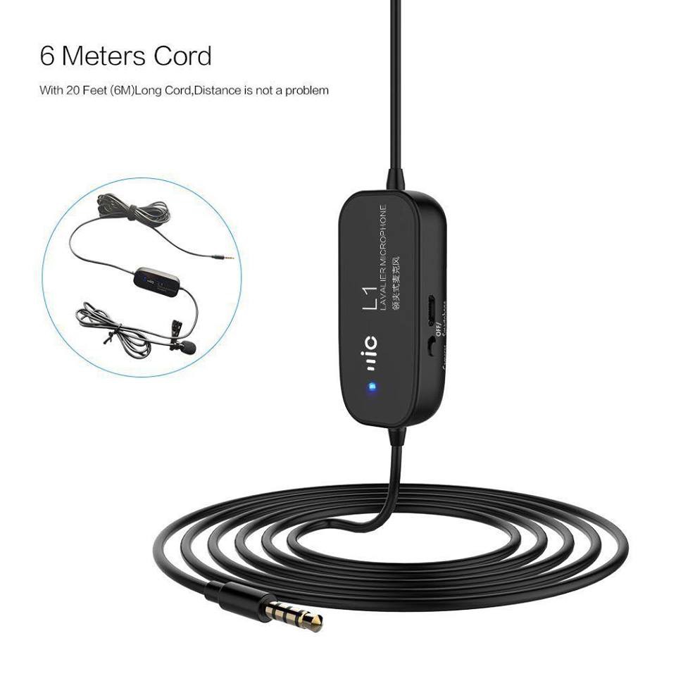 Mic thu âm cài áo Lavalier Microphone Micro-Cravate L1