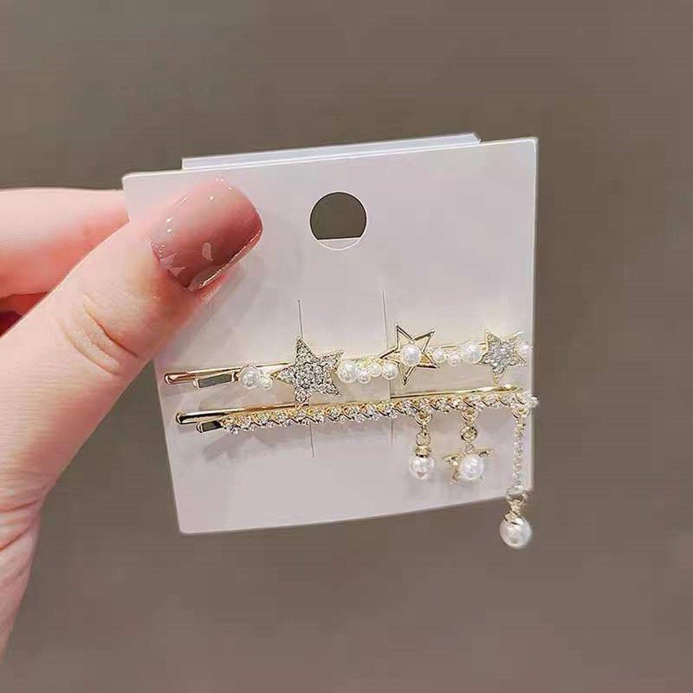 Kẹp Tóc Phối Tua Rua Thời Trang Phong Cách Hàn Quốc Cho Nữ