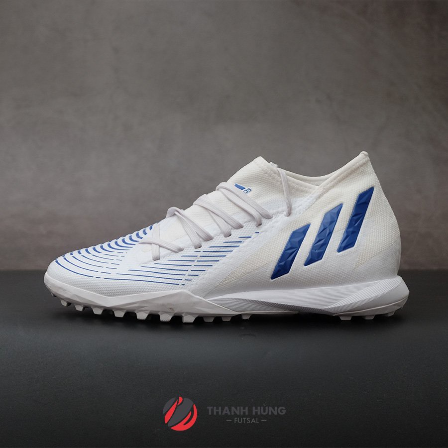 GIÀY ĐÁ BÓNG CHÍNH HÃNG ADIDAS PREDATOR EDGE.3 TF - GX0000 - TRẮNG/XANH
