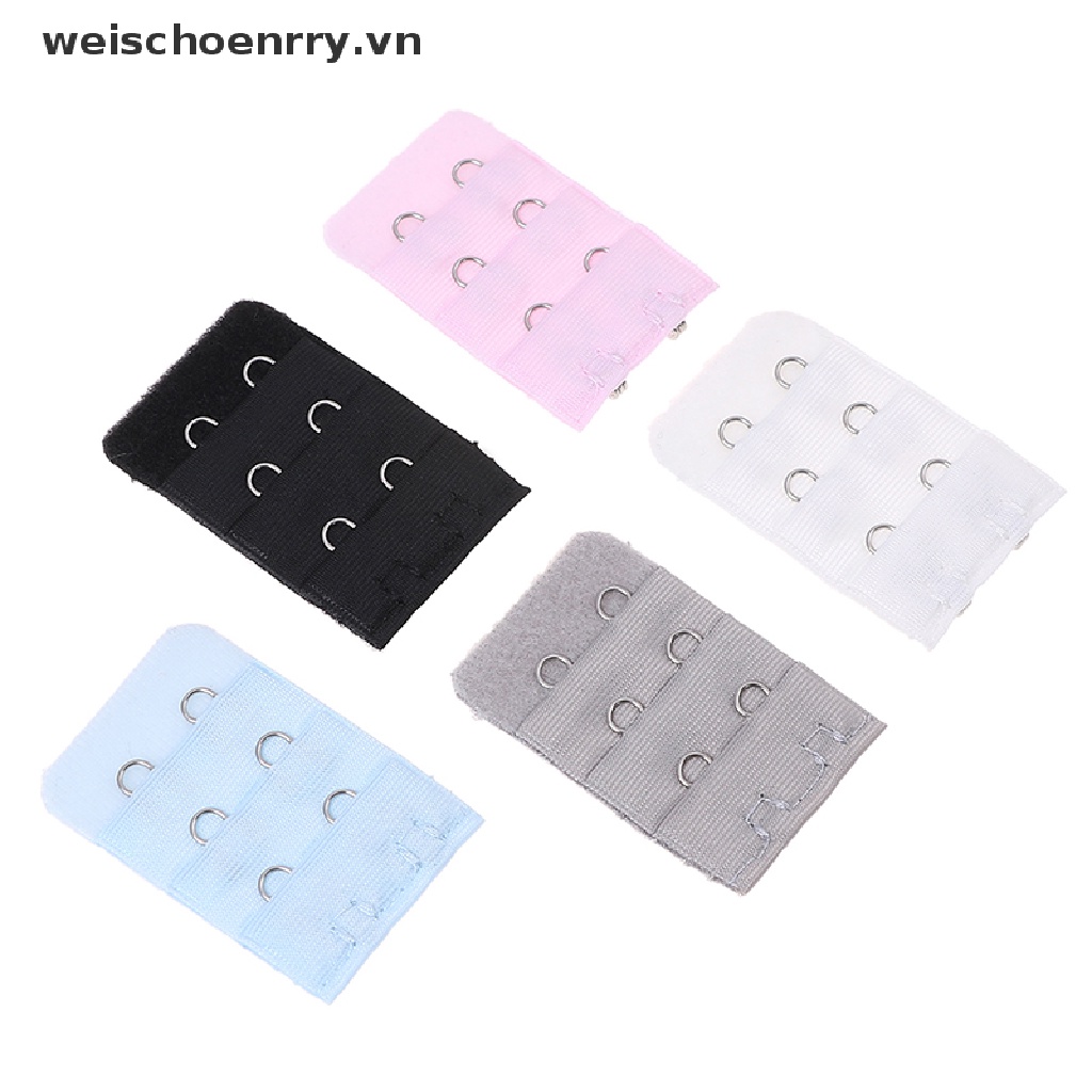Set 5 phụ kiện nối mở rộng dây áo ngực phụ nữ 2 móc