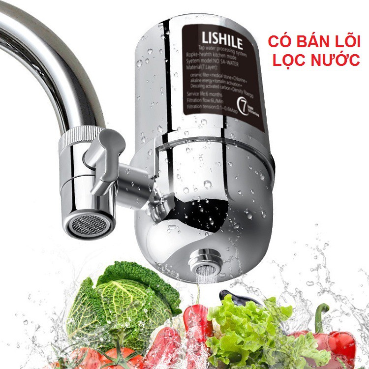 Bộ Lọc Nước Tại Vòi, Bộ Lọc Nước Tại Vòi 7 Lớp Lọc Lishile Chính Hãng Cao Cấp - Lọc Nước Siêu Sạch