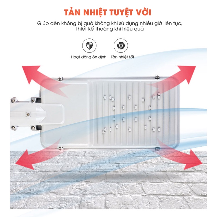 Đèn Đường Năng Lượng Mặt Trời KITAWA Solar Light 150W BC1150; Bảo Hành 2 Năm; Chống Nước IP65
