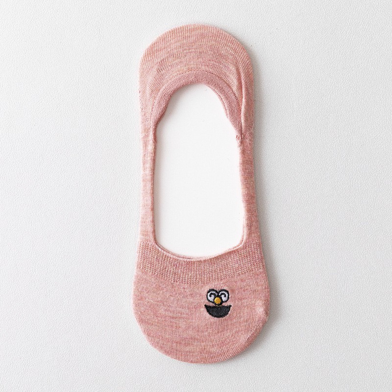 Tất Lười Nữ - Vớ Nửa Bàn Nữ Thêu Họa Tiết Dễ Thương