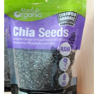 Hạt chia Úc Absolute Organic gói 250G